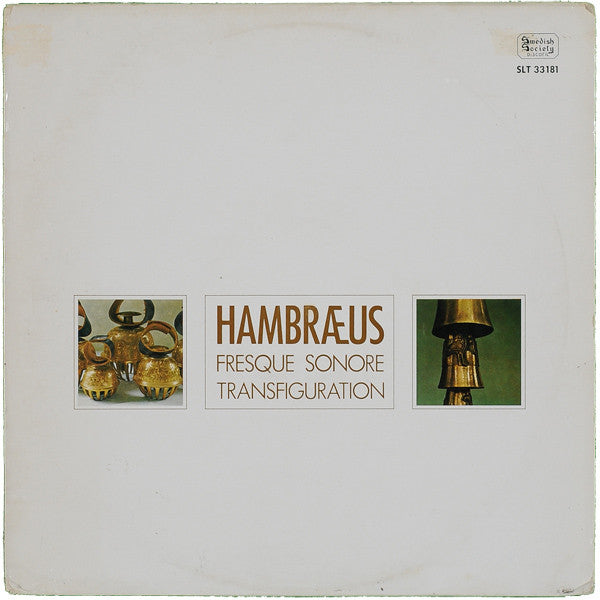 Hambræus ~ Fresque Sonore / Transfiguration (Vinyl) - Djungel & Jazz