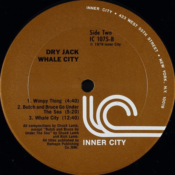 Dry Jack ~ Whale City (Vinyl) - Djungel & Jazz