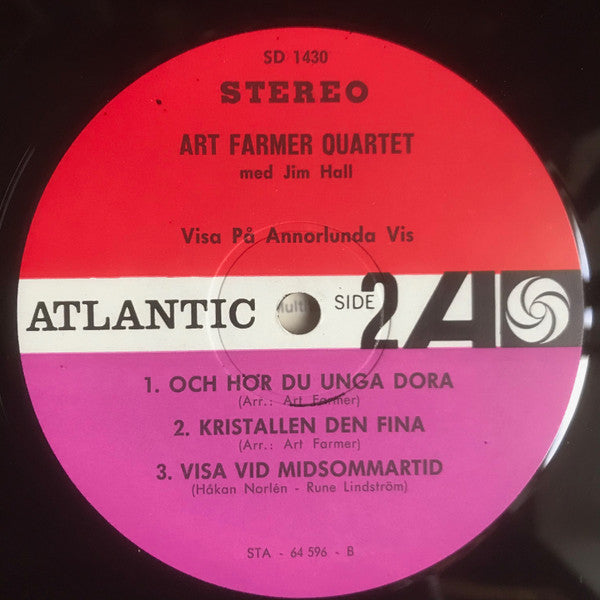 Art Farmer Quartet med Jim Hall : Visa på annorlunda vis (LP, Album)