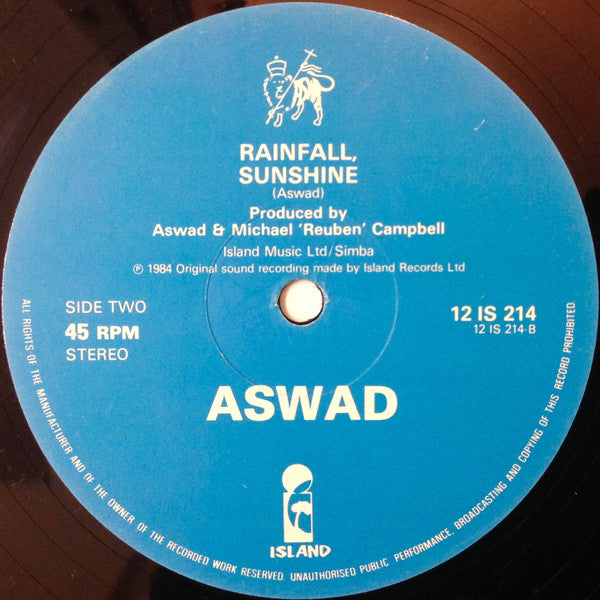 Aswad : Need Your Love (12")