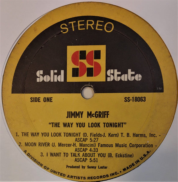 Jimmy McGriff ~ The Way You Look Tonight (Vinyl) - Djungel & Jazz