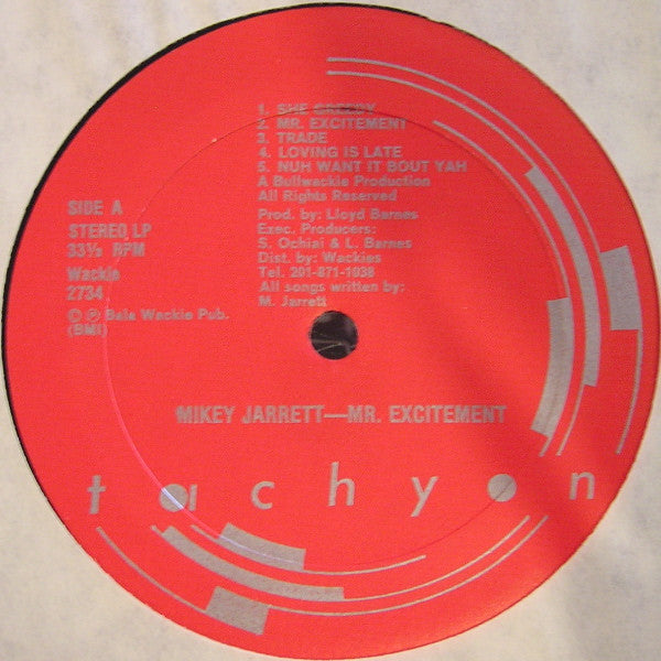 Mikey Jarrett : Mr. Excitement (LP, Album)