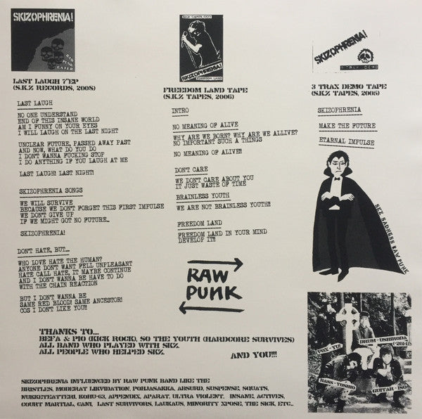 Skizophrenia ~ Single-Ticket To Demo-Lition (Vinyl) - Djungel & Jazz