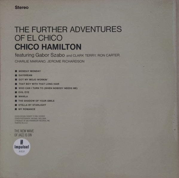 Chico Hamilton ~ The Further Adventures Of El Chico (Vinyl) - Djungel & Jazz