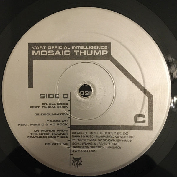 De La Soul ~ Art Official Intelligence: Mosaic Thump (Vinyl) - Djungel & Jazz