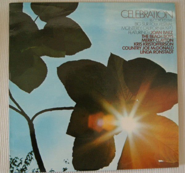 Various ~ Celebration-Recorded Live, Big Sur Folk Festival 1970 (Vinyl) - Djungel & Jazz