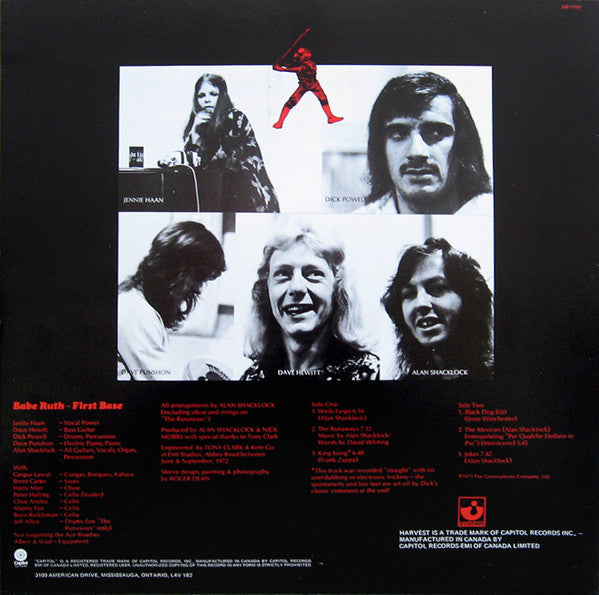 Babe Ruth : First Base (LP, Album, RE)