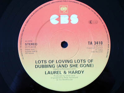 Laurel & Hardy (2) : Lots Of Loving Lots Of Dubbing (And She Gone) (12")