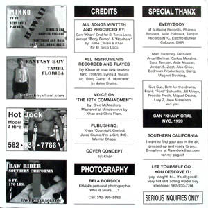 Khan ~ 1-900-GET-KHAN (Vinyl) - Djungel & Jazz