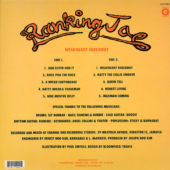 Ranking Joe ~ Weakheart Fadeaway (Vinyl) - Djungel & Jazz