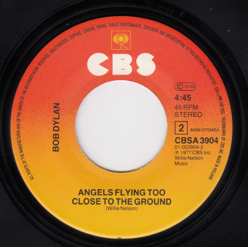 Bob Dylan ~ I And I / Angel Flying Too Close To The Ground (Vinyl) - Djungel & Jazz
