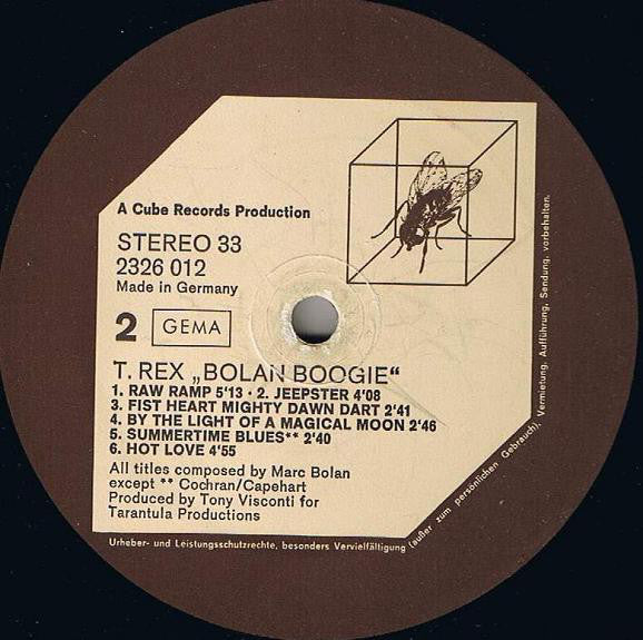 T. Rex ~ Bolan Boogie (Vinyl) - Djungel & Jazz