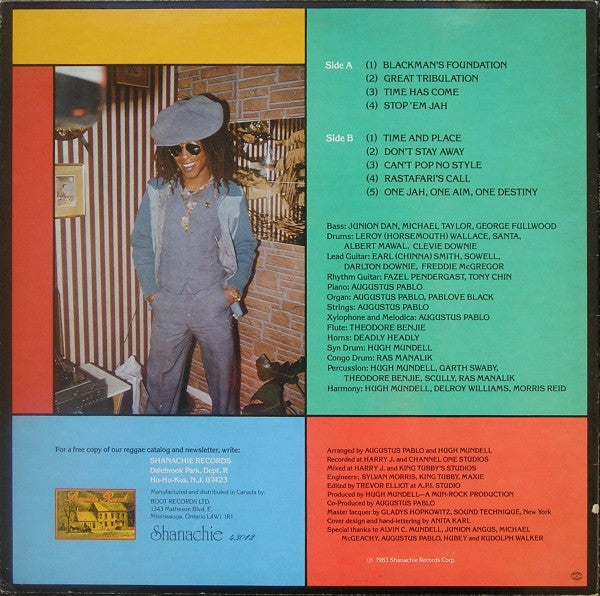 Hugh Mundell : Blackman's Foundation (LP, Comp)