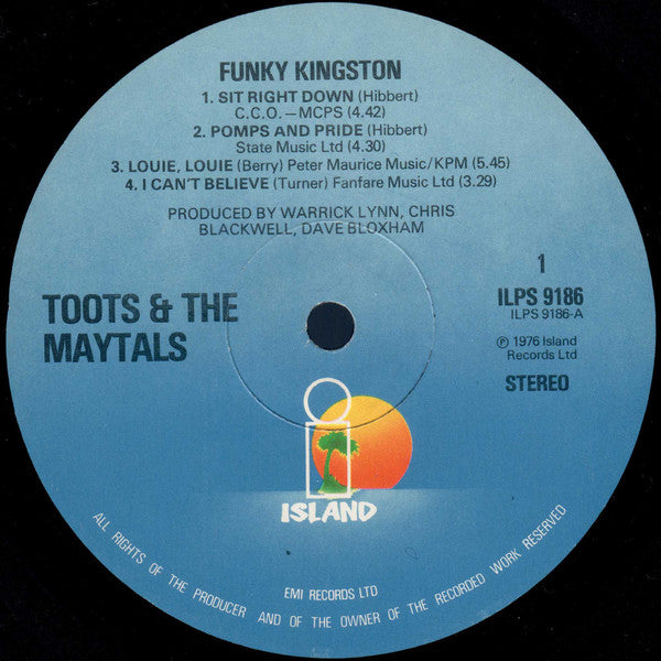 Toots & The Maytals ~ Funky Kingston (Vinyl) - Djungel & Jazz