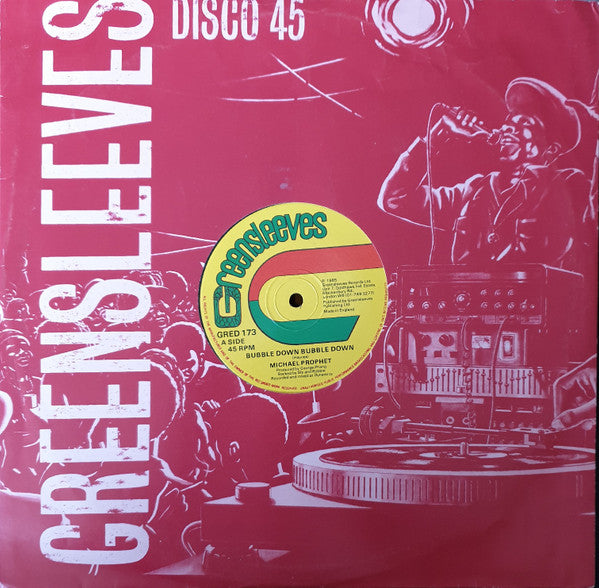 Michael Prophet : Bubble Down Bubble Down / Touch Me Back (12")