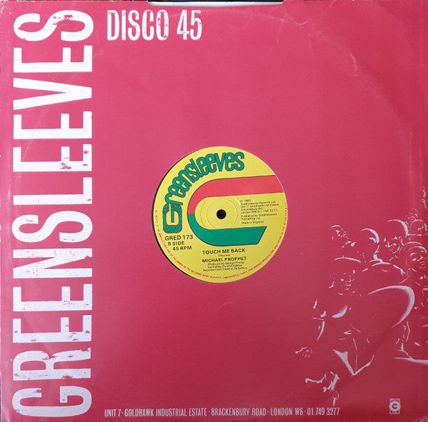 Michael Prophet : Bubble Down Bubble Down / Touch Me Back (12")