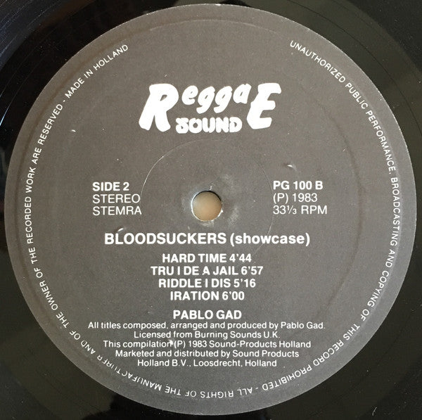 Pablo Gad : Bloodsuckers (Showcase) (LP, Comp)