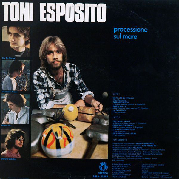 Tony Esposito : Processione Sul Mare (LP, Album)
