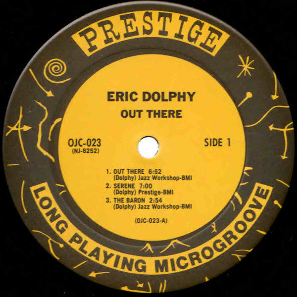 Eric Dolphy : Out There (LP, Album, RE)