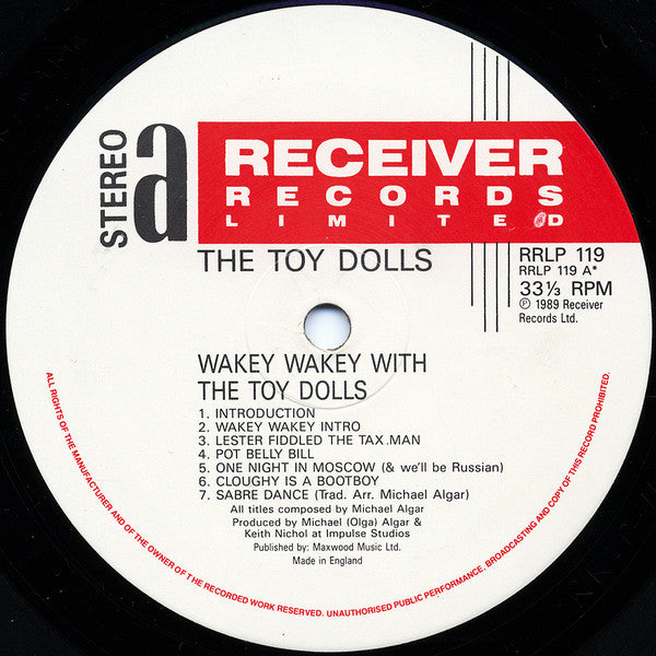 Toy Dolls ~ Wakey Wakey! (Vinyl) - Djungel & Jazz