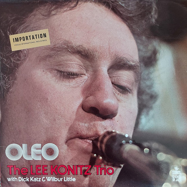 The Lee Konitz Trio With Dick Katz & Wilbur Little ~ Oleo (Vinyl) - Djungel & Jazz