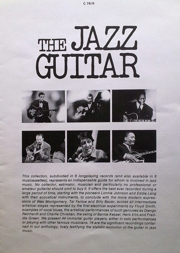 Various ~ The Jazz Guitar (Vinyl) - Djungel & Jazz