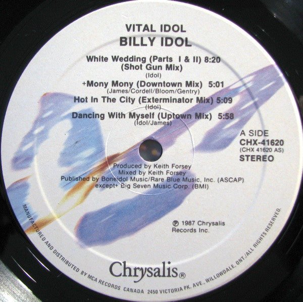 Billy Idol : Vital Idol (LP, Album, Comp, RE)