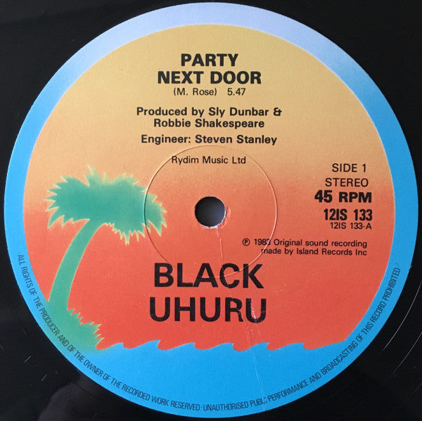 Black Uhuru : Party Next Door (12")
