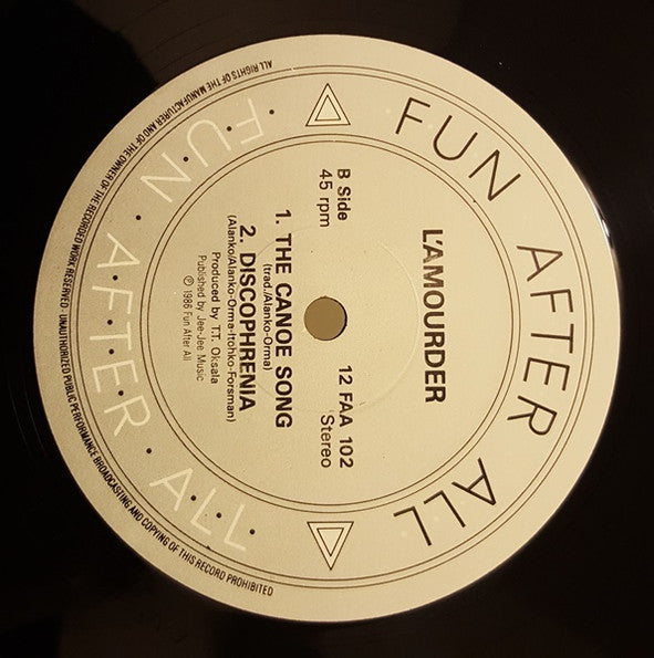 L'amourder ~ Tin Drum (Vinyl) - Djungel & Jazz