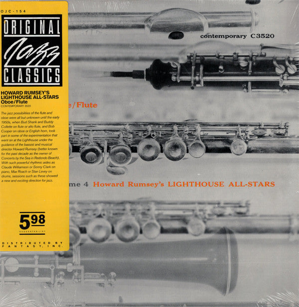 Howard Rumsey's Lighthouse All-Stars ~ Volume 4, Oboe/Flute (Vinyl) - Djungel & Jazz