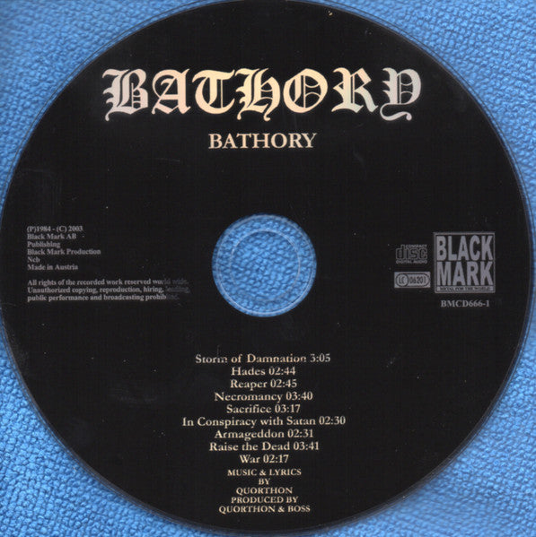 Bathory ~ Bathory (Vinyl) - Djungel & Jazz