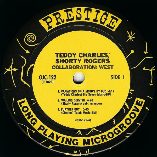Teddy Charles / Shorty Rogers ~ Collaboration: West (Vinyl) - Djungel & Jazz