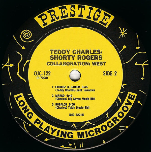 Teddy Charles / Shorty Rogers ~ Collaboration: West (Vinyl) - Djungel & Jazz