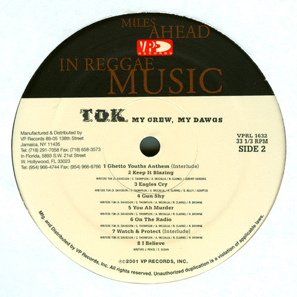 T.O.K. ~ My Crew, My Dawgs (Vinyl) - Djungel & Jazz