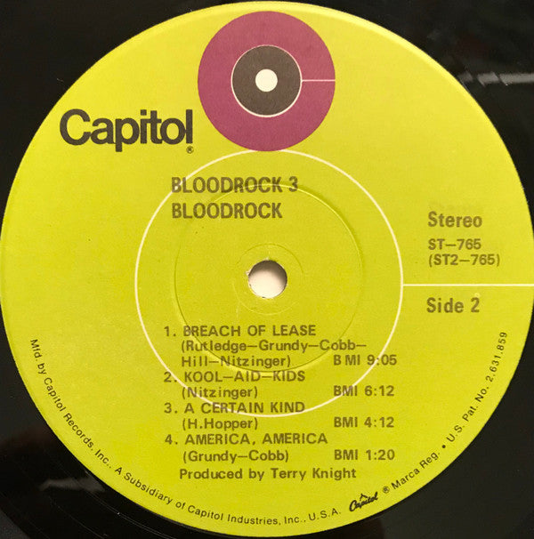 Bloodrock ~ Bloodrock 3 (Vinyl) - Djungel & Jazz