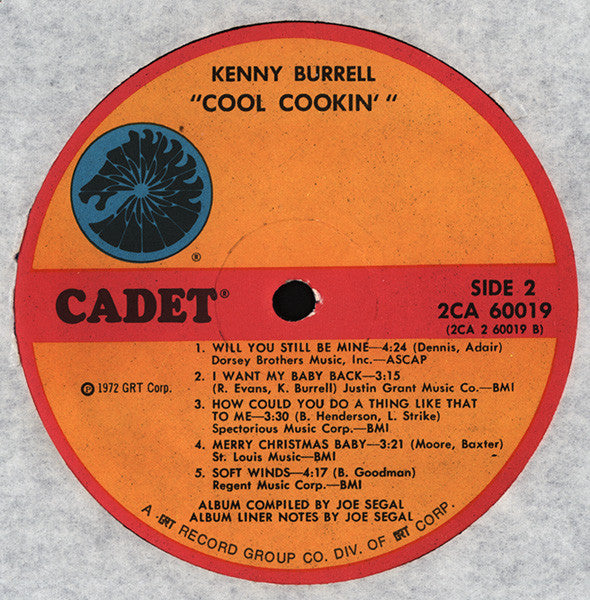 Kenny Burrell ~ Cool Cookin' (Vinyl) - Djungel & Jazz