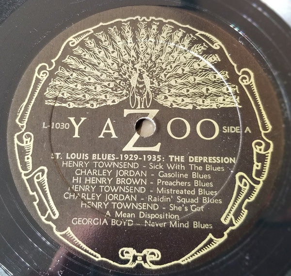 Various ~ St. Louis Blues 1929-1935 (The Depression) (Vinyl) - Djungel & Jazz