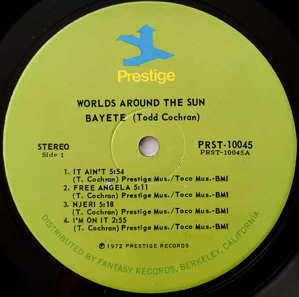 Bayeté ~ Worlds Around The Sun (Vinyl) - Djungel & Jazz