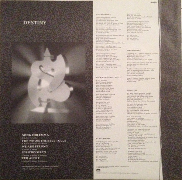 Saxon ~ Destiny (Vinyl) - Djungel & Jazz