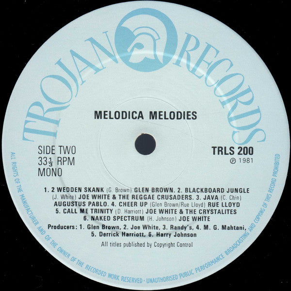 Various : Melodica Melodies (LP, Comp, blu)