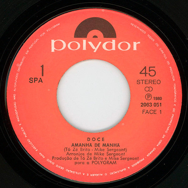 Doce ~ Amanhã De Manhã (Vinyl) - Djungel & Jazz