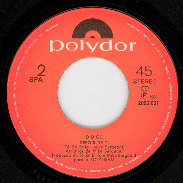 Doce ~ Amanhã De Manhã (Vinyl) - Djungel & Jazz