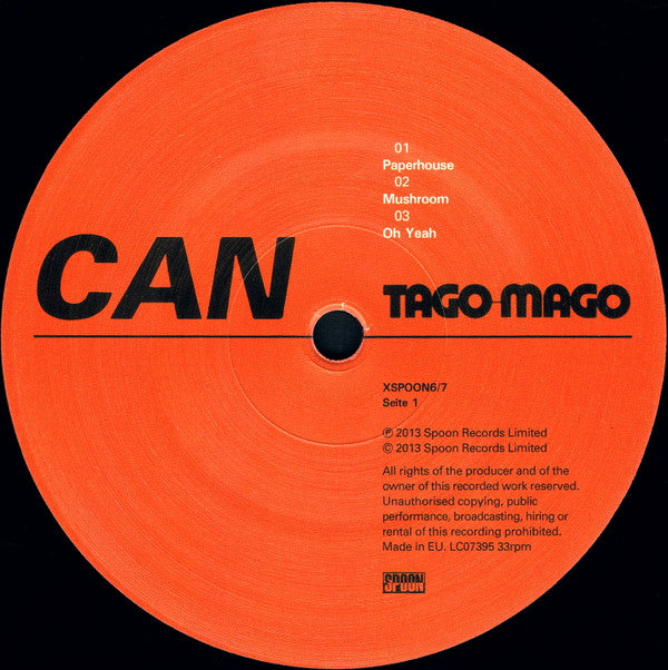 Can ~ Tago Mago (Vinyl) - Djungel & Jazz