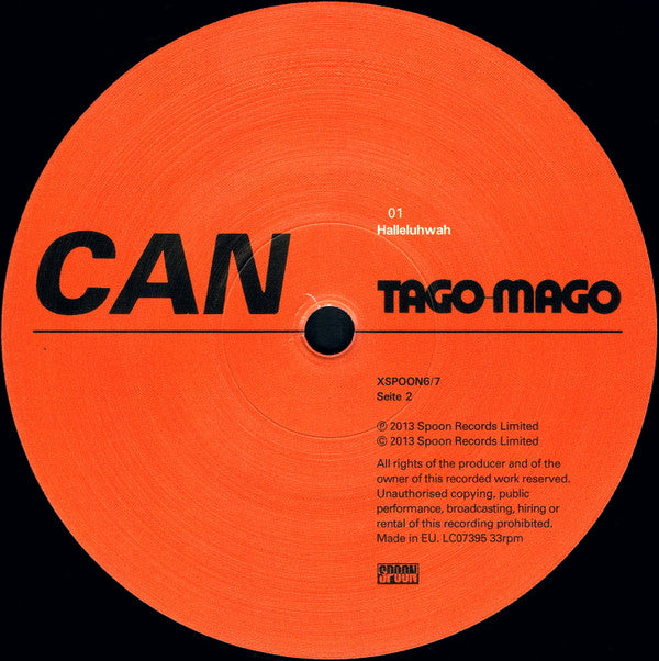 Can ~ Tago Mago (Vinyl) - Djungel & Jazz