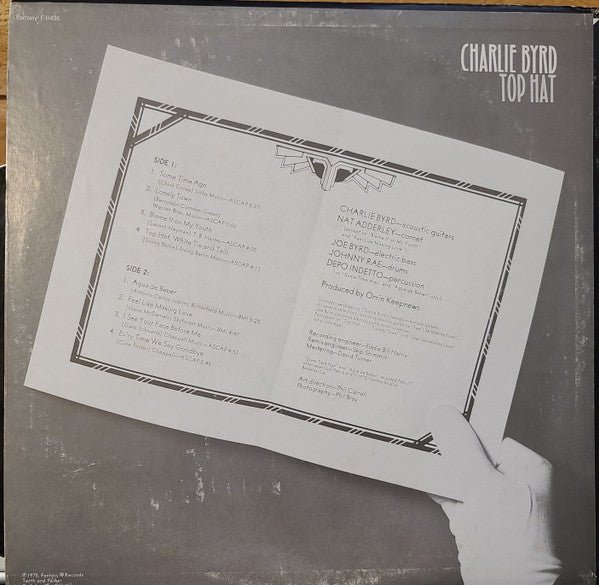 Charlie Byrd Featuring Nat Adderley ~ Top Hat (Vinyl) - Djungel & Jazz