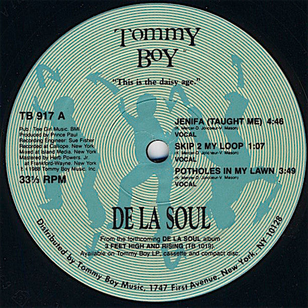 De La Soul ~ Jenifa (Taught Me) / Potholes In My Lawn (Vinyl) - Djungel & Jazz
