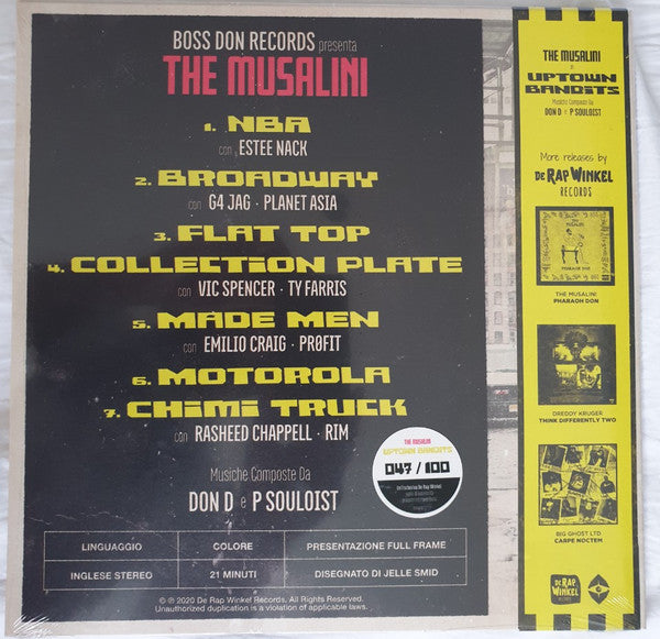 The Musalini : Uptown Bandits (LP, Album, Ltd, Num, OBI)