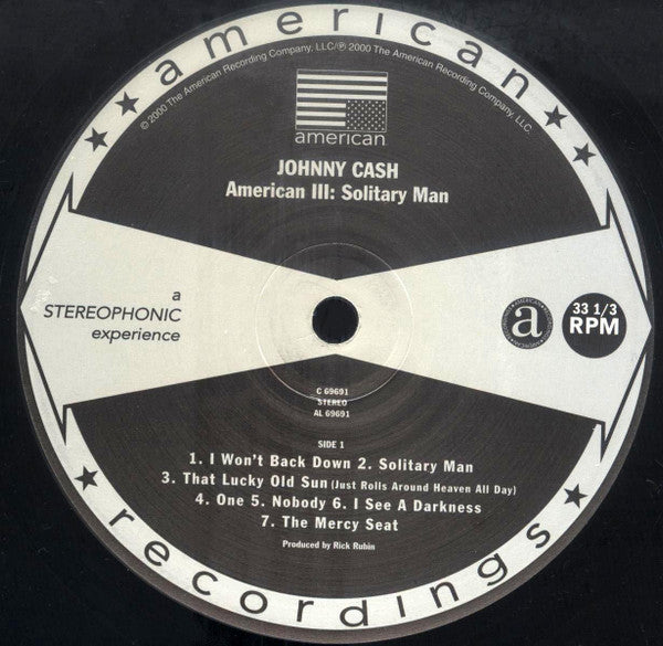 Johnny Cash ~ American III: Solitary Man (Vinyl) - Djungel & Jazz