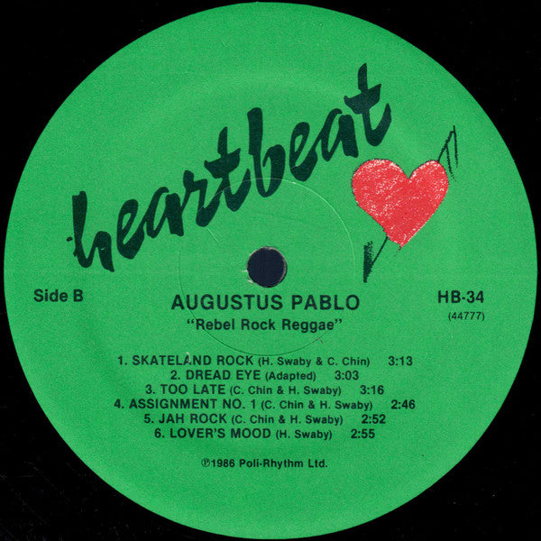 Augustus Pablo : Rebel Rock Reggae - This Is Augustus Pablo (LP, Album, RE)