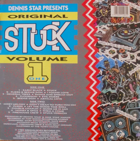 Various : Dennis Star Presents Original Stuck Volume 1 (LP, Comp)